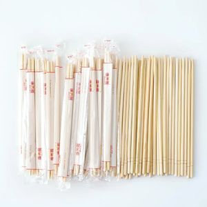 Pauzinhos 100Pairs Japonês Descartável Bambu Wood Chopsticks Restaurante Pacote Individual Chop Sticks Hashi Sushi Food Stick Talheres 231218