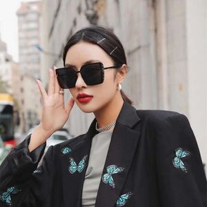 Designer-Channel-Sonnenbrille, kleine Duft-Sonnenbrille für Damen, neue Schmetterlings-Sonnenbrille mit großem Rahmen, koreanische Version für Damen, ordentliches rundes Gesicht, schlanke UV-beständige Sonnenbrille