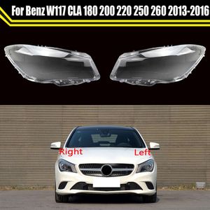 カー透明ランプシェードランプシェルヘッドランプガラスヘッドライトカバーメルセデスベンツW117 CLA 180 200 220 250 260 2013〜2016