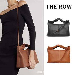 The Row * Soft Pure Row Original The Genuine Leather Handbag Camdem 패션 가방 핸드 헬드 크로스 바디 백 231218