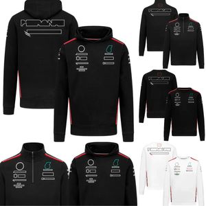 Abbigliamento 2023 con cappuccio Formula 1 felpe con cappuccio nero ufficiale Felpa con cappuccio Nuova stagione uniforme da corsa Abbigliamento da corsa per uomini