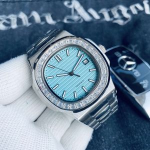 Top classic designer watches PP Waterproof inlaid with rhinestones watch brand waterproof new mechanical fully automatic men's logo Quartz luxury