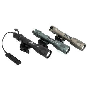 Tillbehör Taktiskt ljus SF M622V ficklampa Vampyr Scout Ljus synlig/IR LED -vapenljus med DS07 Switch QD ADM Picatinny Rail Mount