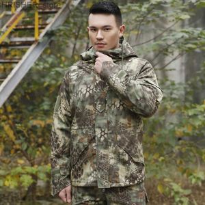 Tactical Jackets New G8 Men Winter Tactical Jacket Camouflage Outdoor Coats Thick Warm Fleece Inside Military Jacket Waterproof Windbreaker S-3XLL231218