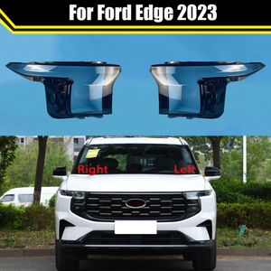Передняя крышка фары автомобиля для Ford Edge 2023, авто фара, прозрачный абажур, крышка фары, световая маска, стеклянный корпус линзы