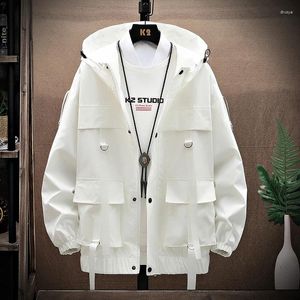 Jaquetas masculinas 2023 chegada primavera homens de alta qualidade trench coat outono jaqueta casual moda tamanho M-3XL jk063