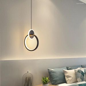 Lâmpadas pendentes Bolha de vidro transparente cabo de lâmpada mesa de jantar suporte de ferro gaiola de papelão cozinha luz lustre suspensão