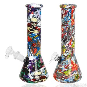 Glaswasserbongs Wasserpfeifen Downstem Perc Ice Catcher Dabber Heady Rig Recycler Dab Smoke Wasserpfeife