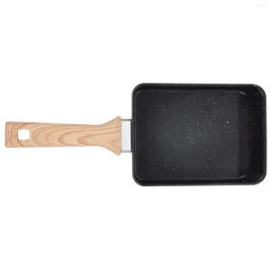 Patelnie Tamagoyaki Stone Non Stick Mat Smażone jajka Griddle Oak Mini Omlete