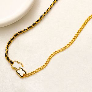 Designer Necklaces High Quality Pendant Gold Plated Stainless Steel Necklace Chain Women Crystal Brand Letter Voguish Wedding Jewelry