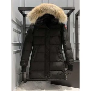 Designer Canda Goose Jacket Mid Length Version Puffer Down Warm Coats Womens Windproect Streetwear Canda Goose 1212