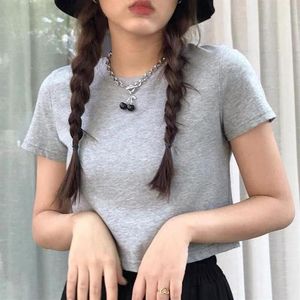 Titanium Steel OT Buckle Fruit Necklace Sexy Punk Black Cherry Pendant Clavicle Chain Choker Necklace Streetwear for Women gift283V