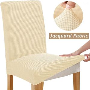 Chair Covers Jacquard Cover 18 Colors Elastic For Dining Room Machine-wash Seat Couch No Fading Home El