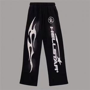 Новый 2024 мужские джинсы высший качество Hellstar Pant -jogger йога Hellstars Sweat Antants Designer Sweat Tanks Женские повседневные брюки короткие