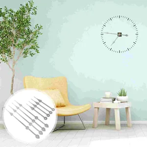 Clocks Accessories 4 Pcs Wall Clock Extra Long Hands Supplies Movement Component Pointers Aluminum