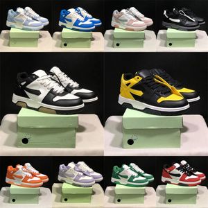 Tasarımcı Ayakkabı Offes Beyaz Sıradan Ayakkabı Lüks Soafers Spor Kekolar Erkekler ve Kadınlar Yürüyen Koşu Ayakkabıları Deri Unisex Rahat Nefes Alabası Dantel Yukarı Shose Boyutu 36-45