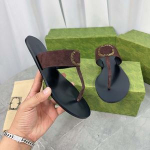 Designer Slides Women Man tofflor Luxury Sandals Brand Sandals Real Leather Flip Flop Flats Slide Casual Shoes Sneakers Boots By Brand S532 006