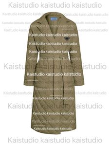 2023 Autumn/Winter Design Versatile Cotton Men's and Women's Cotton Clothes Slim Fit Classic Versatile Mid length Coat