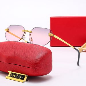 Pink Circle Sunglasses for Women Gold Frame Tea Kabir Singh SteamPunk Style Sunglass Carti Designer Sunglasses Brand Mens Frameless Sun Glasses Oculos De Sol