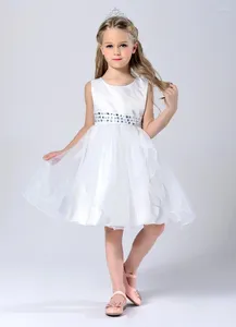 Mädchenkleider Clearance! Mädchen Partykleid mit Strasssteinen Hochzeit Prinzessin Ballkleid formelle Kinder Kleidung Kleidung