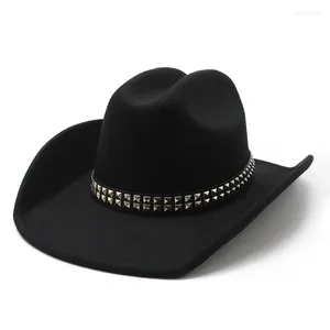 Berets Herrenhüte Western Cowboyhut Cowgirl Country Jazz Reiten 2023 Panama Fedora Caps Luxus