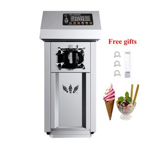 Ice Cream Making Machine Commercial Soft Ice Cream Maker Stainless Steel Sweet Cone Vending Machine 110V 220V