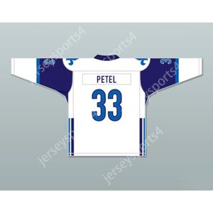 Custom Francois Petel 33 Le National de Quebec Away Hockey Jersey Lance Et Compte New Top Stitched S-L-XL-XXL-3XL-4XL-5XL-6XL