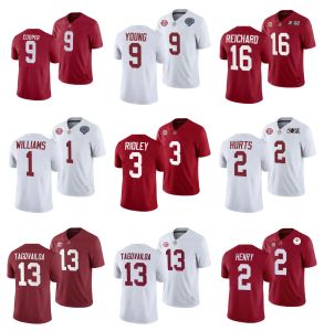 Alabama Crimson Tide Football Jersey College ALA Devonta Smith Bryce Jovem Jameson Williams Jalen Dói Derrick Henry Julio Jones Nee Harr