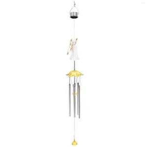 Decorative Figurines Floor Lamp Solar Angels Hanging Lights Outdoor Windchime Decor Pendant Chimes Vintage