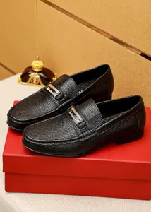 Men Dress Shoes Fashion Oxfords Business Genuine Leather High Quality Brand Casual Breathable Loafers Men's Slip On Flats Size 38-45