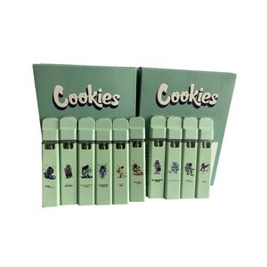 Cookies descartáveis vapes resina viva óleo grosso e cigarros dispositivo descartável pods 1.0ml cartuchos de bobina cerâmica recarregáveis com embalagem