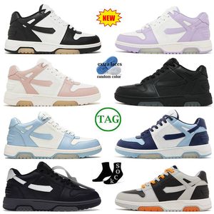 TOPP OF OFFICE LOW SNEAKERS DESIGNER OOO TOPS FLATS OFFS Svart vit grön kalvläder Beige Arrow Plate-Forme Skate Men Women Walking Virgil Trainers