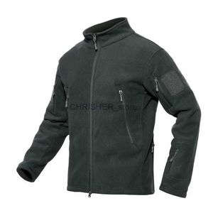 Kurtki taktyczne Man Outdoor Zimowe polar wojskowy Tactical Turining Jacki miękka skorupa termiczna gęstość armii walki kemping kempla wiatru 23118