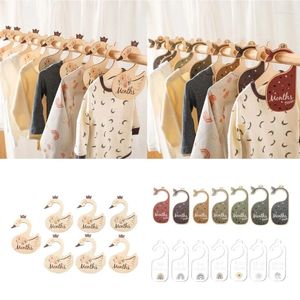 Hangers 28GF Multipurpose Baby Clothes Partition Plate Pack Of 7 Organization For Children Girl Boys Bedroom Collection