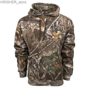Taktiska jackor hjortar jakt camo grafisk hoodie för män kläder 3d jägare skog kamouflage tryck ny i hoodies harajuku mode y2k pulloverl231218