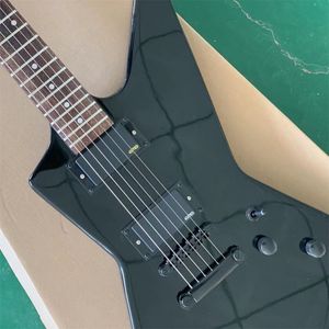 2024 Anpassad version av G-Shape GIS-märke Black Mirror Body Electric Guitar Gratis frakt