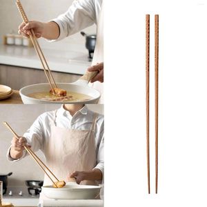 Dinnerware Sets Extra Long Wooden Noodles Kitchen Cooking Frying Chopsticks For Home