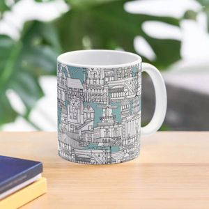 Tassen NOTTINGHAM Blue Coffee Mug Kawaii Cup Funny Travel Custom