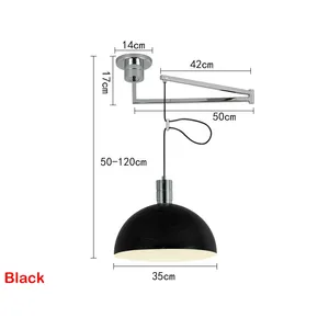 Moderna lâmpada pendente LED cromada - luminária suspensa giratória para jantar, sala de estar, cozinha - lustre elegante de iluminação interna para decoração de casa