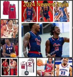 Johnell Davis FAU Owls Basketballtrikot Alijah Martin Vladislav Goldin Brenen Lorient Nicholas Boyd Vanterpool Florida Atlantic