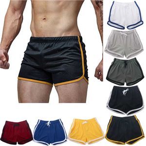 Underpants Brand New Men's Short Quick Dry Shorts Beachwear Workout Gym Sports Running Fitness 2020 Casual Elastic Drawstring Mesh ShortsL231218