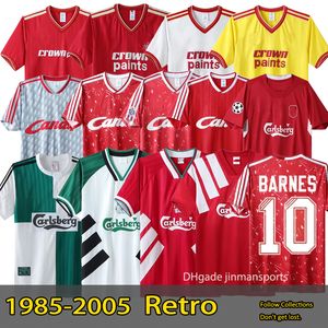 Dalglish retro piłka nożna Gerrard 2005 Smicer Alonso 10 11 koszule piłkarskie 93 95 96 97 98 Fowler Torres 82 89 91 Maillot 85 86 Kuyt Keane 06 07 08 09 Suarez Zestaw