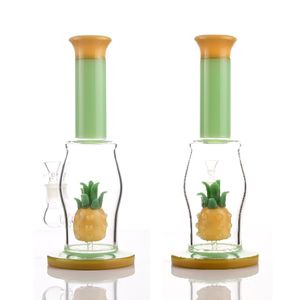 11 inch thick glass bong hookah cute pineapple glass water pipe