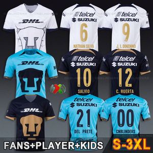 Camiseta de Liga MX Juan Dinenno Club Universidad Nacional Unam Soccer Jersey 2023 Дом в голую голубую синю