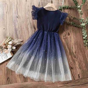 Girl's Dresses Kids Party Dresses for Girls Clothes Short Sleeve Summer Printed Cotton Outfits Baby Costumes Children Clothing 6 8 10 12 Years