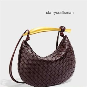 Borsa totes Sardina intrecciata Borse Botte Venetas di lusso Borsa di grande capacità di design Mukecy Niche Nuova borsa intrecciata a mano Borsa a tracolla versatile Uva Viola WN8AX1 WN8A