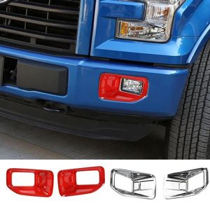 Tillbehör ABS Front Fog Shade Lamp Decorative Cover For Ford F150 2015 Up Car Styling Exterior Accessories