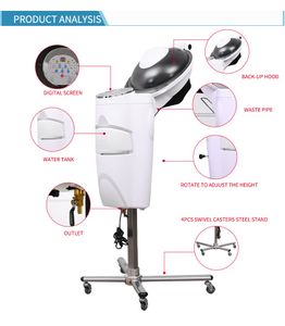 Micro Mist Hair Steamer Hair Salon Equipment Dryer Accelerator Standing Led Hair Spa Machine Infared