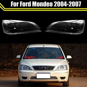 För Ford Mondeo 2004 2005 2006 2007 strålkastare kepsar transparent lampskärmslampskal strålkastare täcker linshuvudljusglasögon