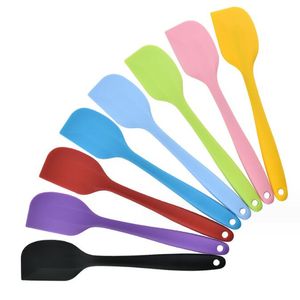 High Quality Silicone Cream Spatula Baking Oil Brush Mixing Shovel Butter Knife Flour Scrapers Soap Tools Kitchen Accessories